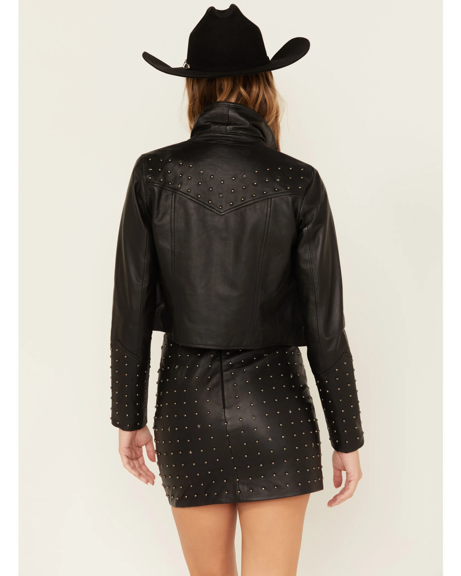 Idyllwind Women's Omaha Studded Leather Jacket 6 Idyllwind Women's Omaha Studded Leather Jacket - Image 4