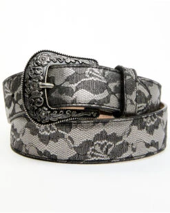 Shyanne Women's Silver Floral Lace Belt 5 Shyanne Women's Silver Floral Lace Belt -Western Cowboy Equipment Store 2000381459 001 P1