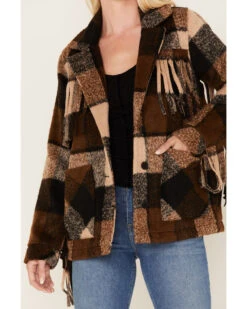 Idyllwind Women's Maryville Plaid Print Fringe Jacket 9 Idyllwind Women's Maryville Plaid Print Fringe Jacket -Western Cowboy Equipment Store 2000381480 200 P3