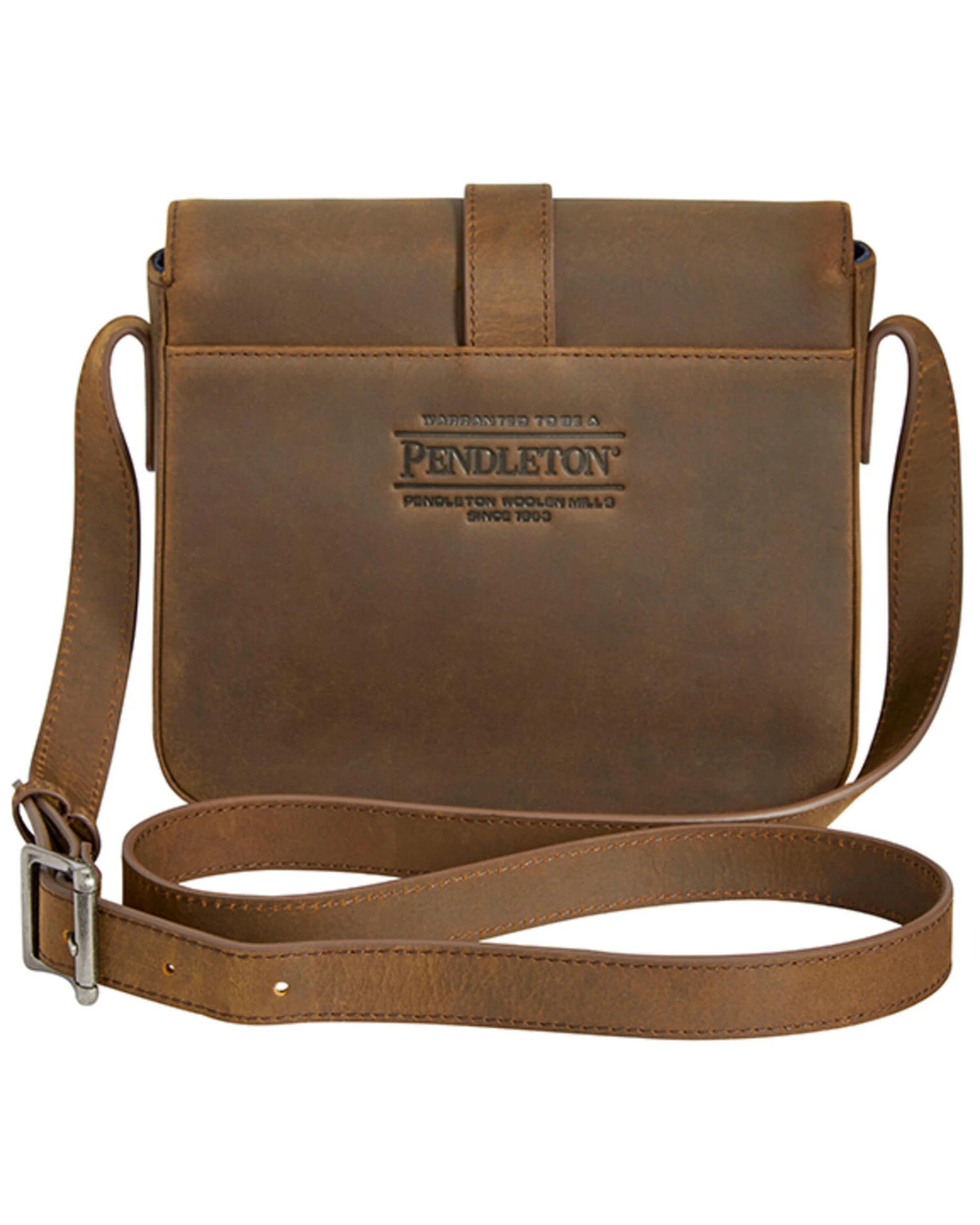 Pendleton Women's Chief Joseph Leather Square Crossbody Purse 4 Pendleton Women's Chief Joseph Leather Square Crossbody Purse - Image 2