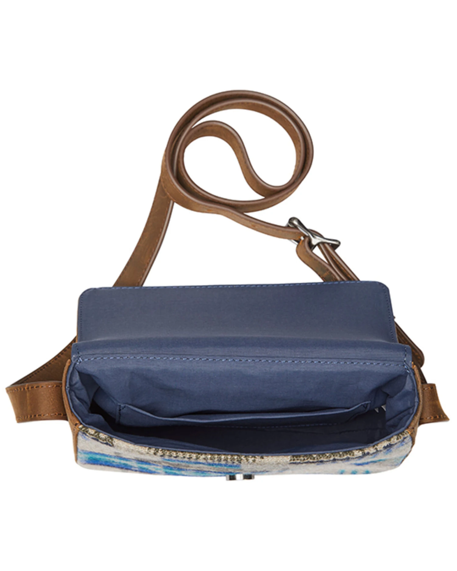 Pendleton Women's Chief Joseph Leather Square Crossbody Purse 3 Pendleton Women's Chief Joseph Leather Square Crossbody Purse