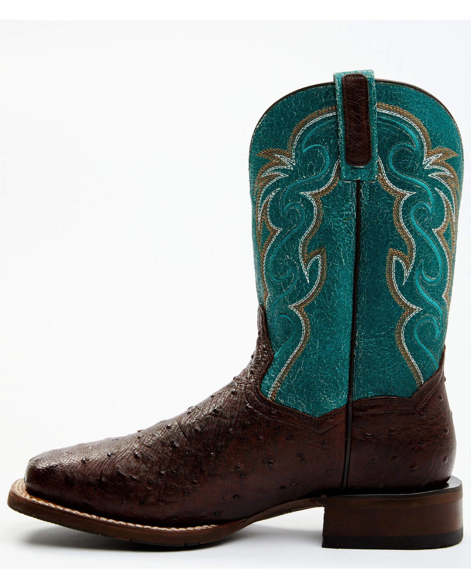 Dan Post Men's Exotic Full-Quill Ostrich Western Boots - Broad Square Toe 3 Dan Post Men's Exotic Full-Quill Ostrich Western Boots - Broad Square Toe