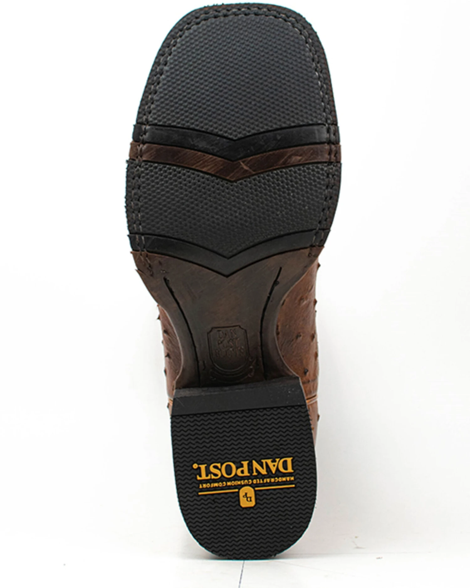 Dan Post Men's 11" Bay Apache Hand Quill Ostrich Exotic Western Boots - Broad Square Toe 7 Dan Post Men's 11" Bay Apache Hand Quill Ostrich Exotic Western Boots - Broad Square Toe - Image 5