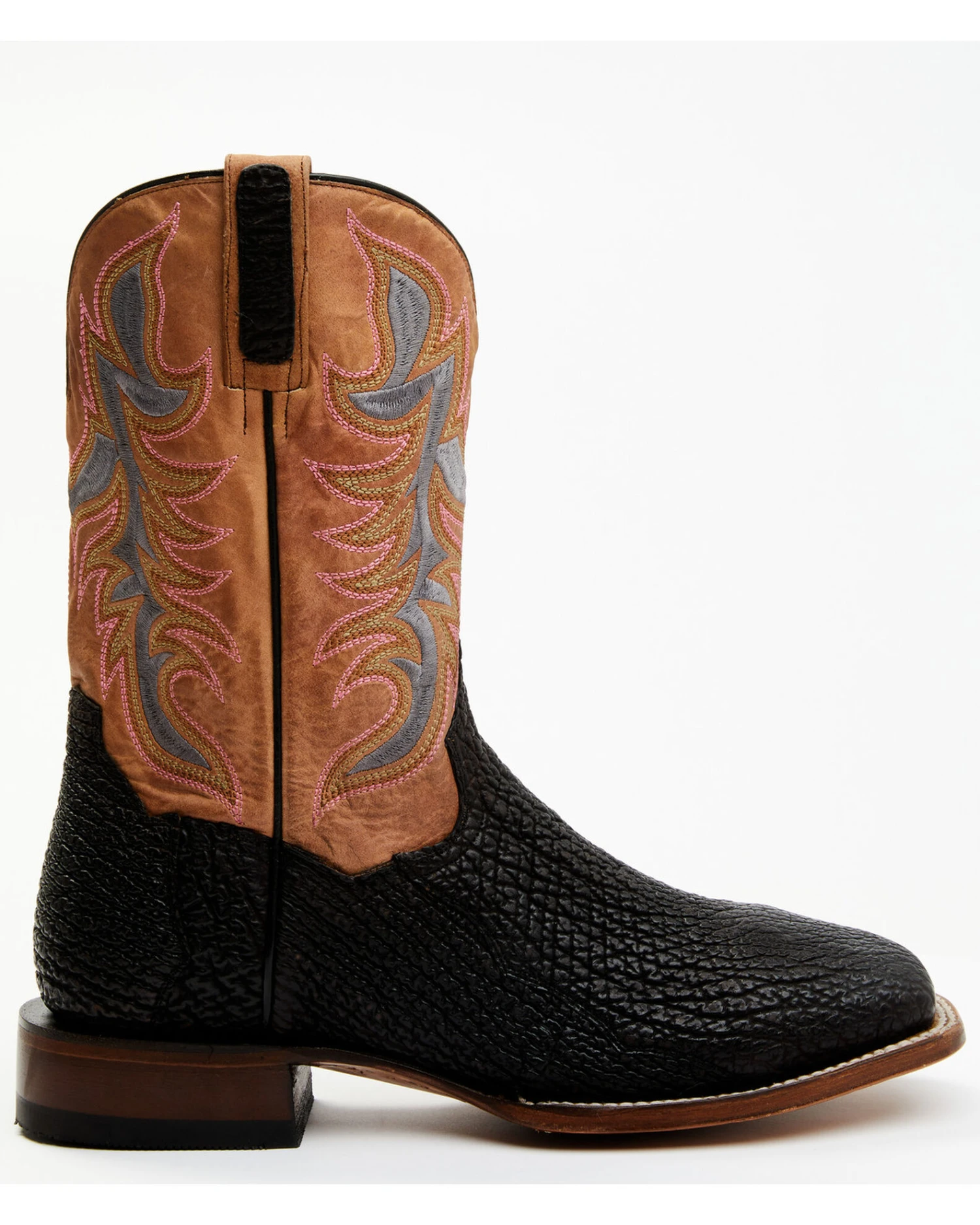 Dan Post Men's Exotic Shark Western Boots - Broad Square Toe 3 Dan Post Men's Exotic Shark Western Boots - Broad Square Toe