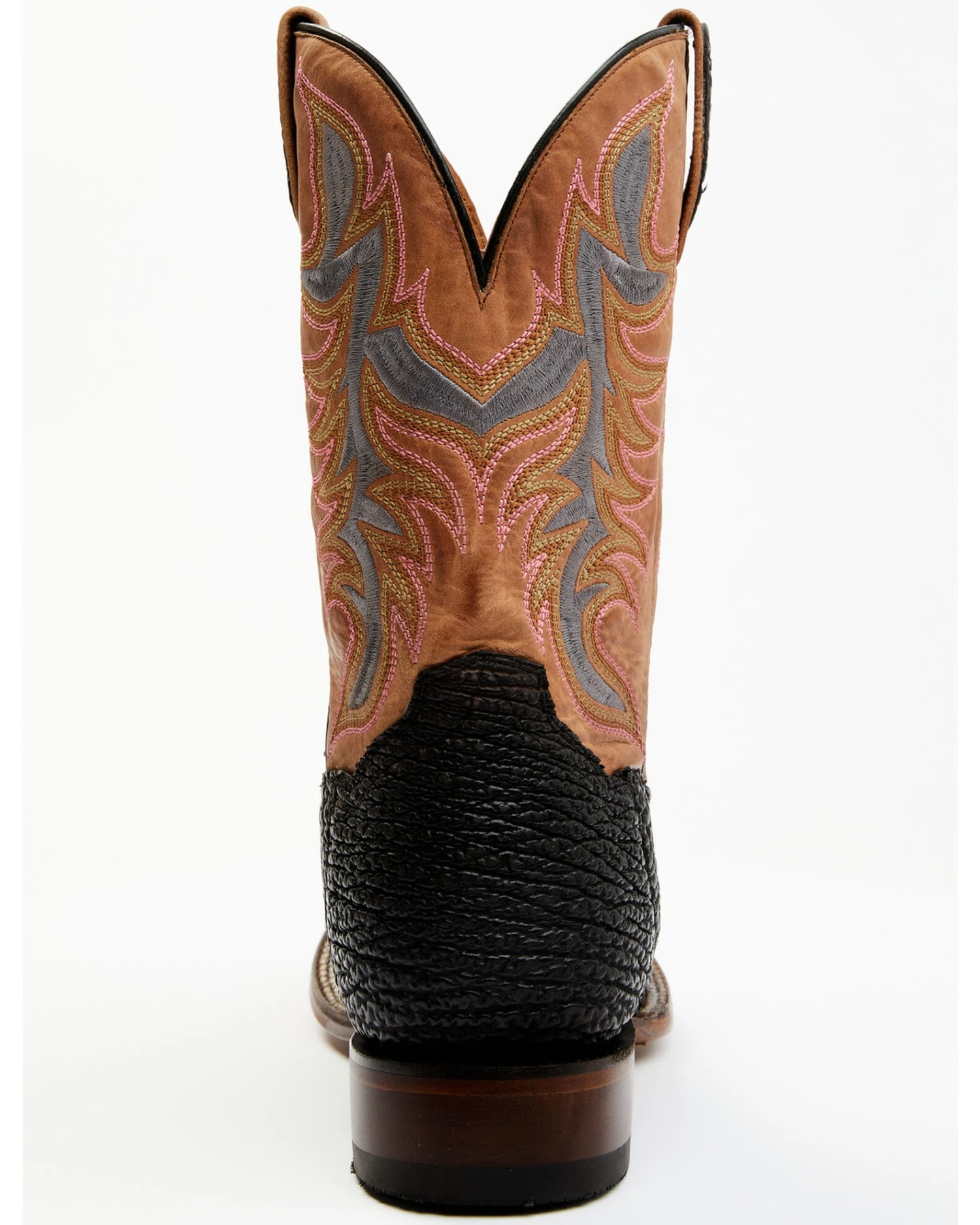 Dan Post Men's Exotic Shark Western Boots - Broad Square Toe 7 Dan Post Men's Exotic Shark Western Boots - Broad Square Toe - Image 5