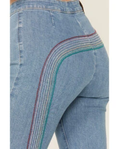 Lee Women's Light Wash High Rise Rainbow Super Flare Jeans 9 Lee Women's Light Wash High Rise Rainbow Super Flare Jeans -Western Cowboy Equipment Store 2000382465 400 P4