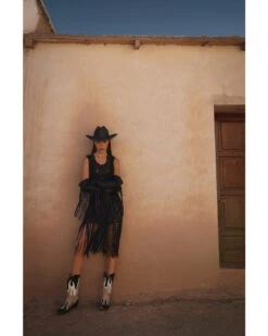 Wonderwest Women's Fringe Hem Mini Dress 10 Wonderwest Women's Fringe Hem Mini Dress -Western Cowboy Equipment Store 2000382478 001 P1