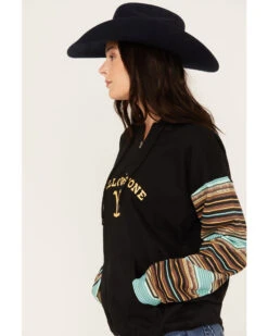 Changes Women's Serape Striped Yellowstone Hoodie -Western Cowboy Equipment Store 2000382609 442 P2