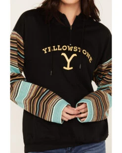 Changes Women's Serape Striped Yellowstone Hoodie -Western Cowboy Equipment Store 2000382609 442 P3