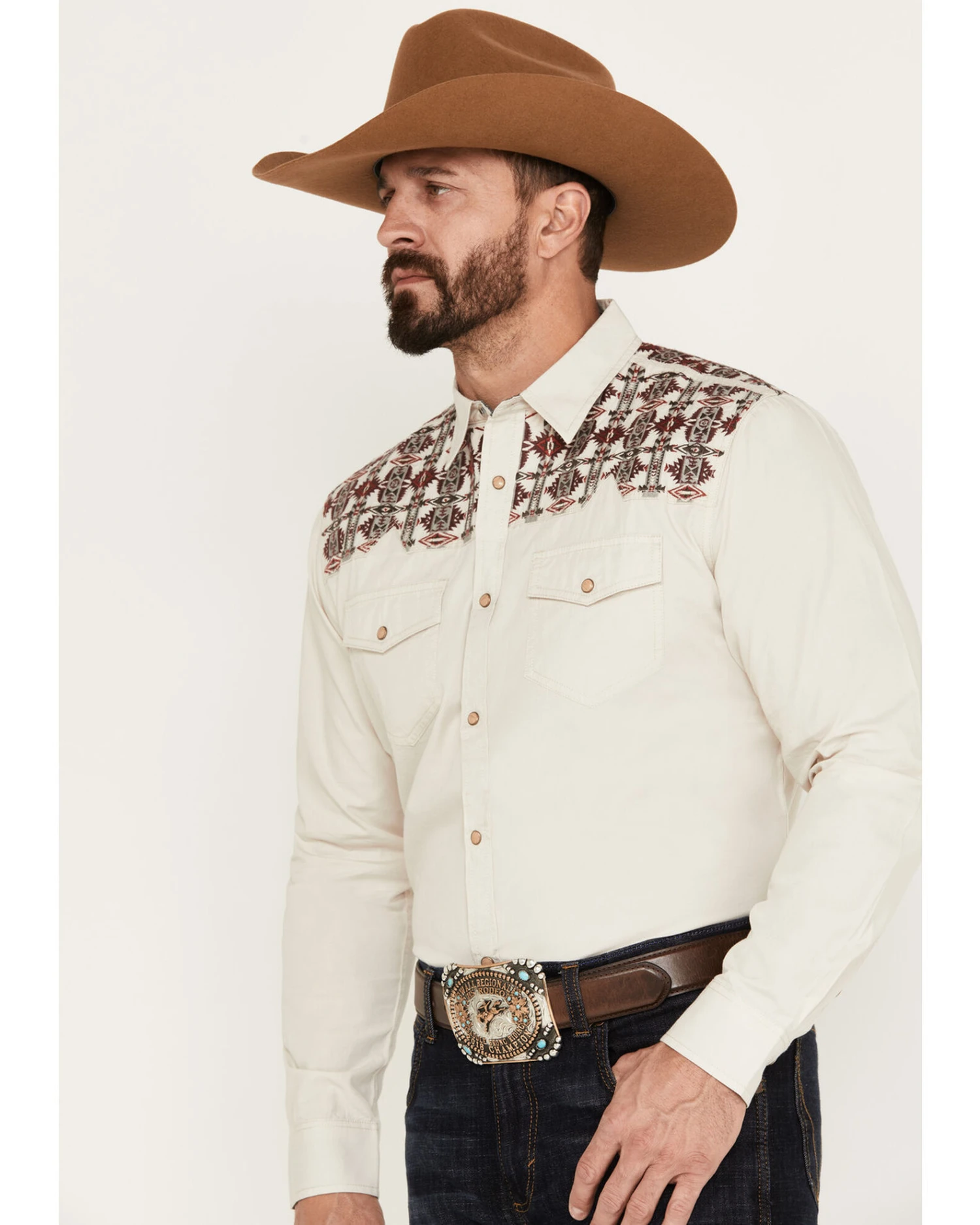 Moonshine Spirit Men's Instinct Long Sleeve Western Snap Shirt 4 Moonshine Spirit Men's Instinct Long Sleeve Western Snap Shirt - Image 2