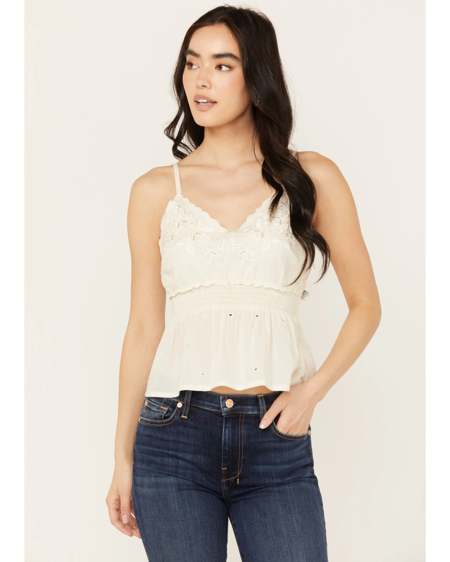 Shyanne Women's Mirror Embroidered Cami 4 Shyanne Women's Mirror Embroidered Cami - Image 2