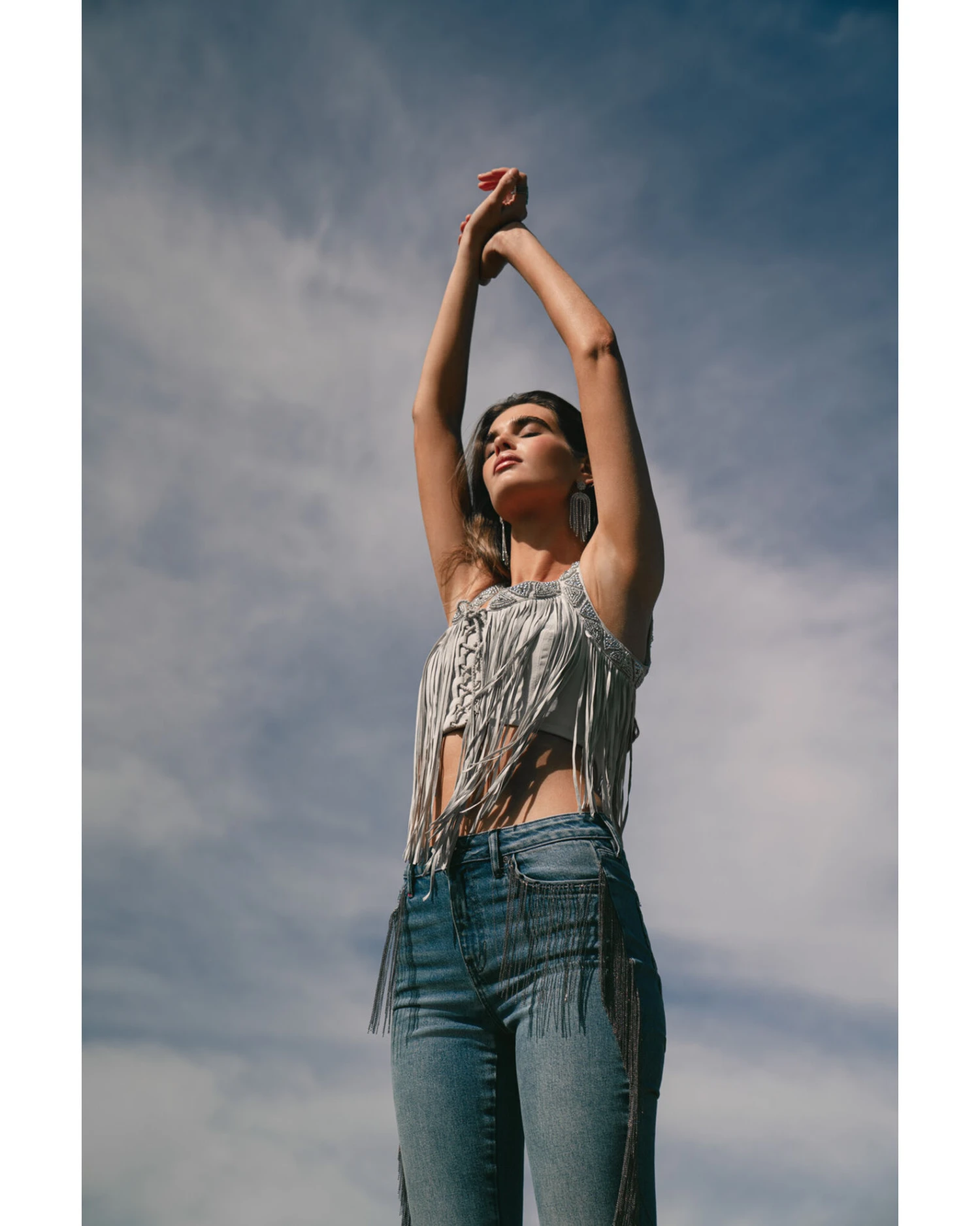 Idyllwind Women's Georgia Fringe Lace-Up Bustier 3 Idyllwind Women's Georgia Fringe Lace-Up Bustier