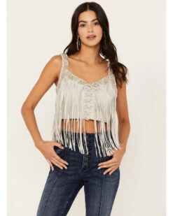 Idyllwind Women's Georgia Fringe Lace-Up Bustier 9 Idyllwind Women's Georgia Fringe Lace-Up Bustier -Western Cowboy Equipment Store 2000382970 026 P2