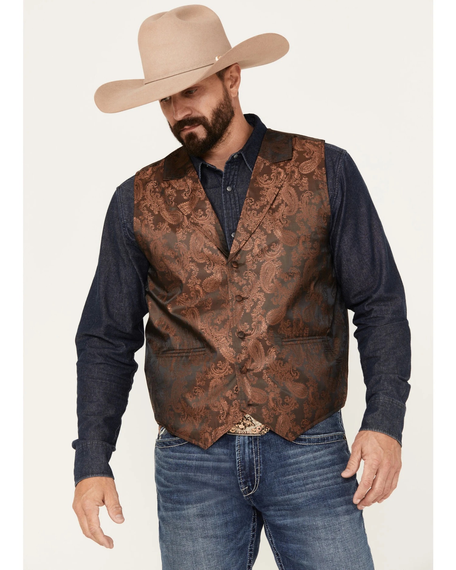 Cody James Men's Noble Paisley Vest 4 Cody James Men's Noble Paisley Vest - Image 2