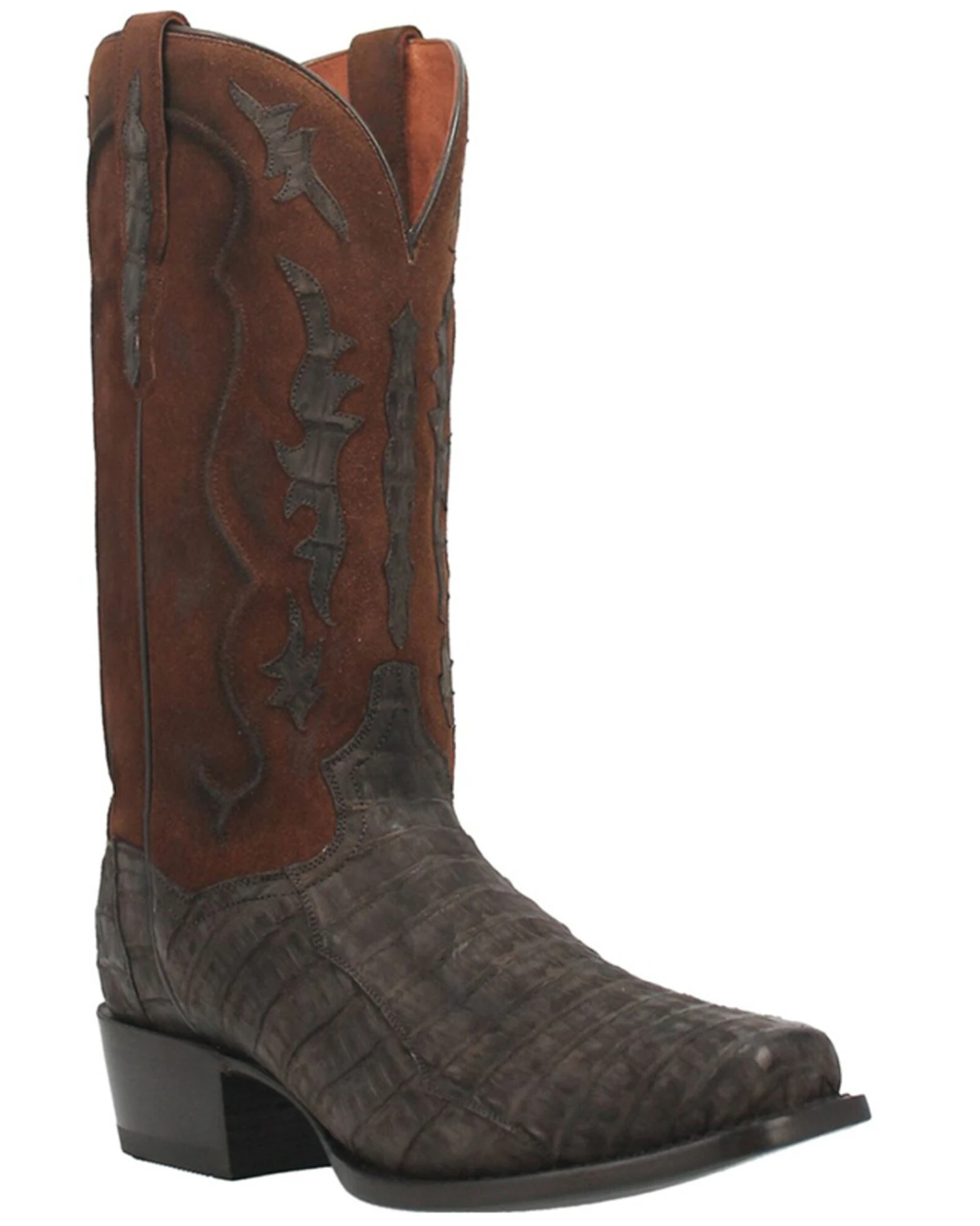 Dan Post Men's Socrates Exotic Caiman Tall Western Boots - Square Toe 3 Dan Post Men's Socrates Exotic Caiman Tall Western Boots - Square Toe