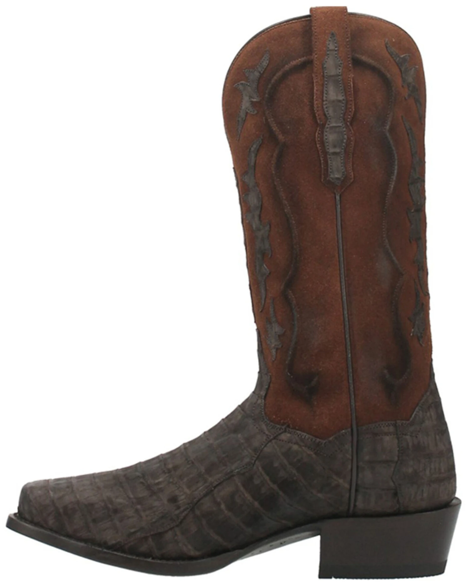 Dan Post Men's Socrates Exotic Caiman Tall Western Boots - Square Toe 8 Dan Post Men's Socrates Exotic Caiman Tall Western Boots - Square Toe - Image 6