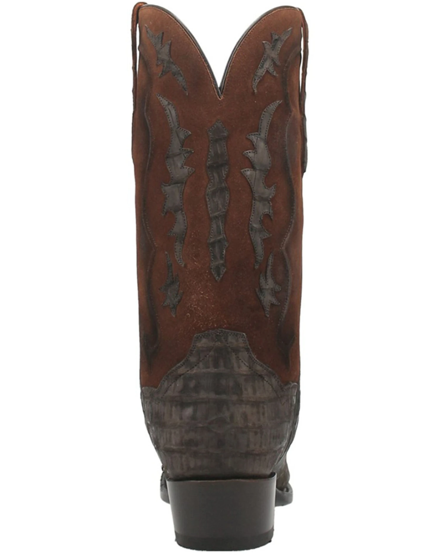 Dan Post Men's Socrates Exotic Caiman Tall Western Boots - Square Toe 7 Dan Post Men's Socrates Exotic Caiman Tall Western Boots - Square Toe - Image 5