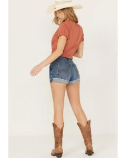 Idyllwind Women's Oakland Mid Rise Rebel Shorts 9 Idyllwind Women's Oakland Mid Rise Rebel Shorts -Western Cowboy Equipment Store 2000383276 414 P3