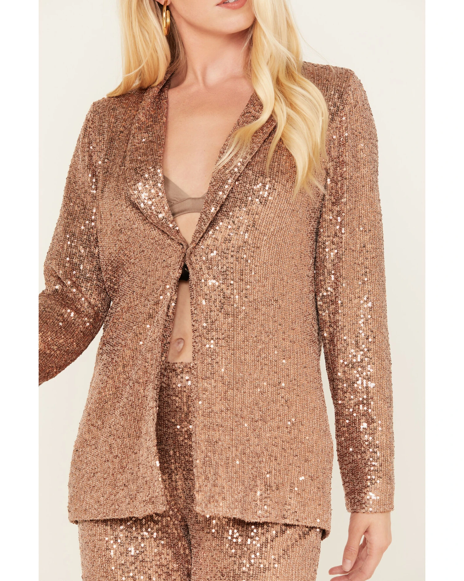 Sadie & Sage Women's Inferno Sequin Blazer 3 Sadie & Sage Women's Inferno Sequin Blazer