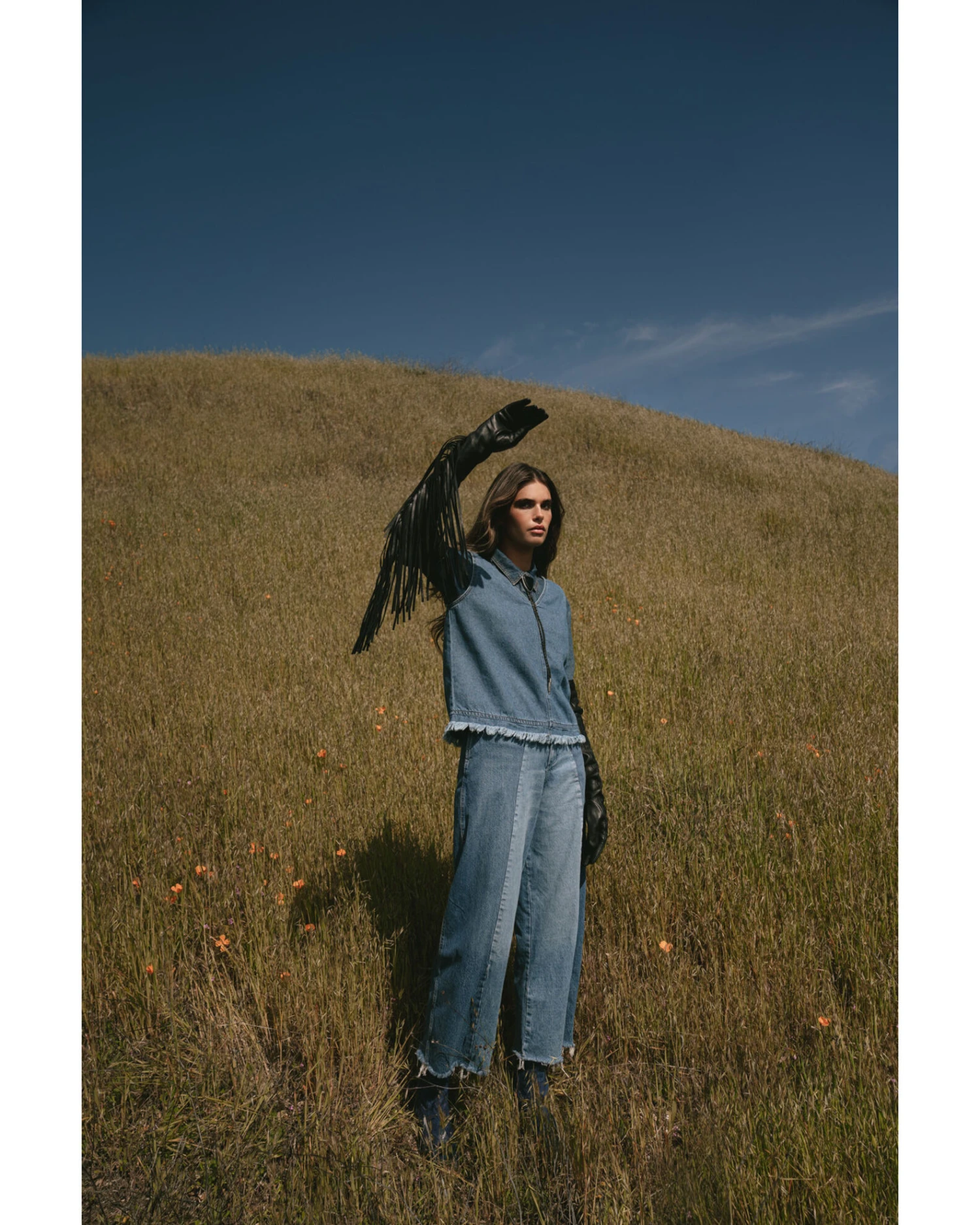 Wrangler Women's Denim Frayed Tank 5 Wrangler Women's Denim Frayed Tank - Image 3