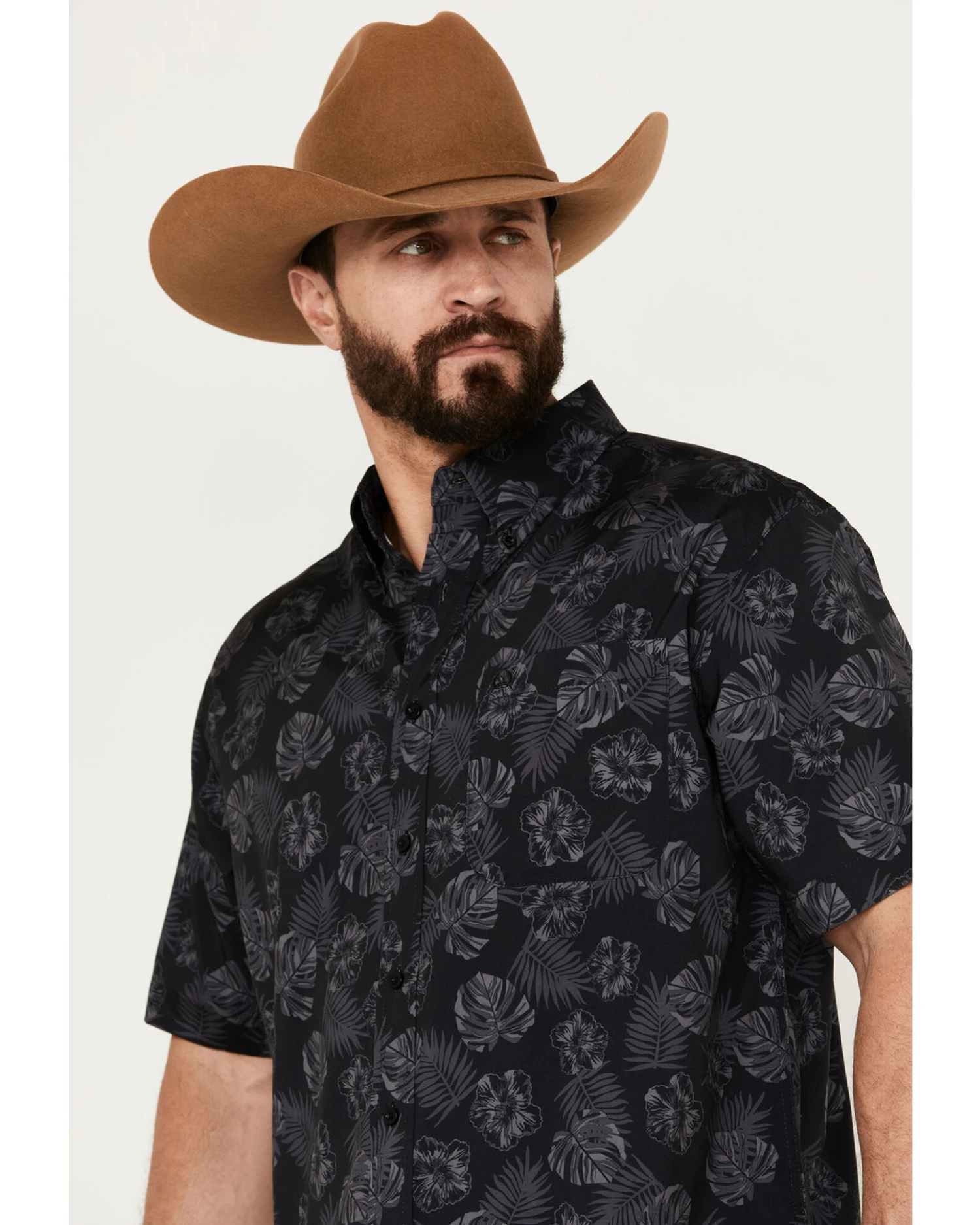 Cinch Men's ARENAFLEX Hawaiian Short Sleeve Button Down Shirt 4 Cinch Men's ARENAFLEX Hawaiian Short Sleeve Button Down Shirt - Image 2