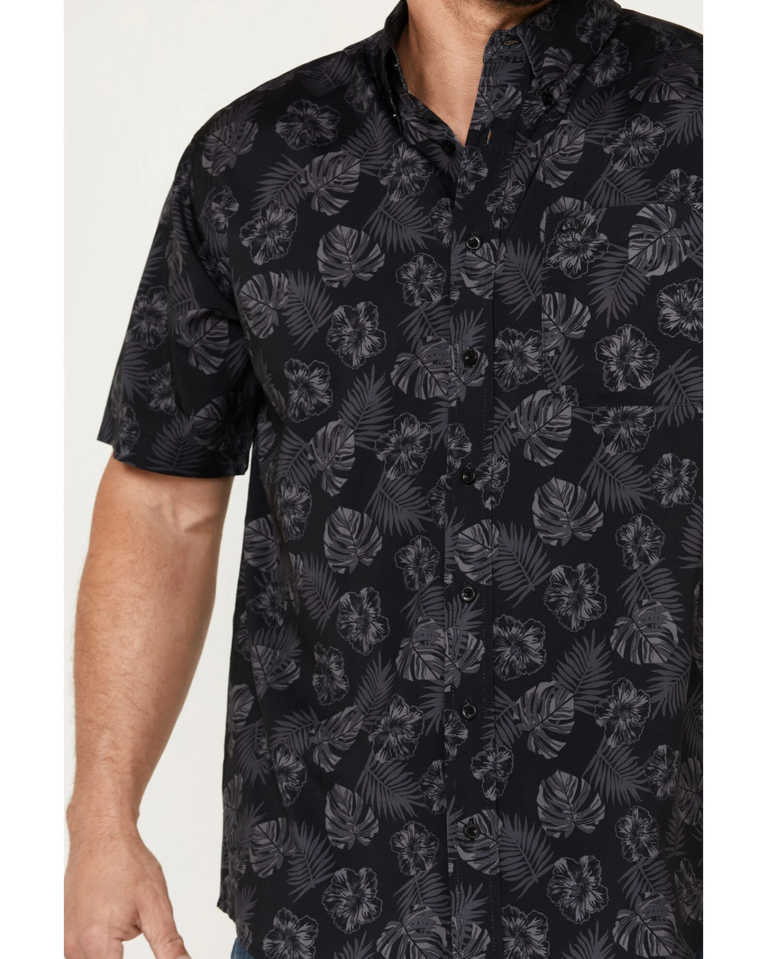 Cinch Men's ARENAFLEX Hawaiian Short Sleeve Button Down Shirt 5 Cinch Men's ARENAFLEX Hawaiian Short Sleeve Button Down Shirt - Image 3