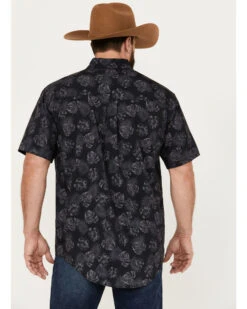 Cinch Men's ARENAFLEX Hawaiian Short Sleeve Button Down Shirt 9 Cinch Men's ARENAFLEX Hawaiian Short Sleeve Button Down Shirt -Western Cowboy Equipment Store 2000383897 001 P4