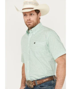 Cinch Men's Geo Print Short Sleeve Button Down Western Shirt 8 Cinch Men's Geo Print Short Sleeve Button Down Western Shirt -Western Cowboy Equipment Store 2000383901 300 P2