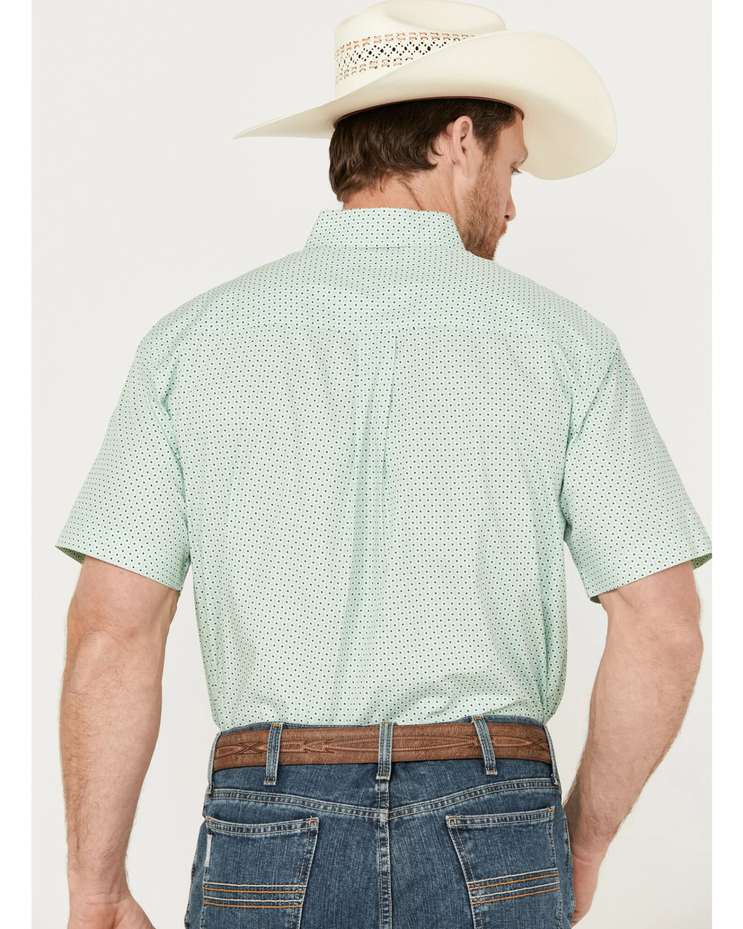 Cinch Men's Geo Print Short Sleeve Button Down Western Shirt 4 Cinch Men's Geo Print Short Sleeve Button Down Western Shirt - Image 2