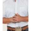 George Strait By Wrangler Men's Geo Print Short Sleeve Button-Down Western Shirt - Tall