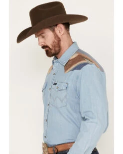 Wrangler Men's Pendleton Long Sleeve Western Work Shirt 8 Wrangler Men's Pendleton Long Sleeve Western Work Shirt -Western Cowboy Equipment Store 2000384599 412 P2