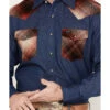 Wrangler Men's Pendleton Long Sleeve Western Work Shirt 1 Wrangler Men's Pendleton Long Sleeve Western Work Shirt -Western Cowboy Equipment Store 2000384600 415 P3