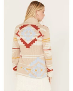 Pendleton Women's Multicolored Print Taos Graphic Cardigan -Western Cowboy Equipment Store 2000384696 110 P4