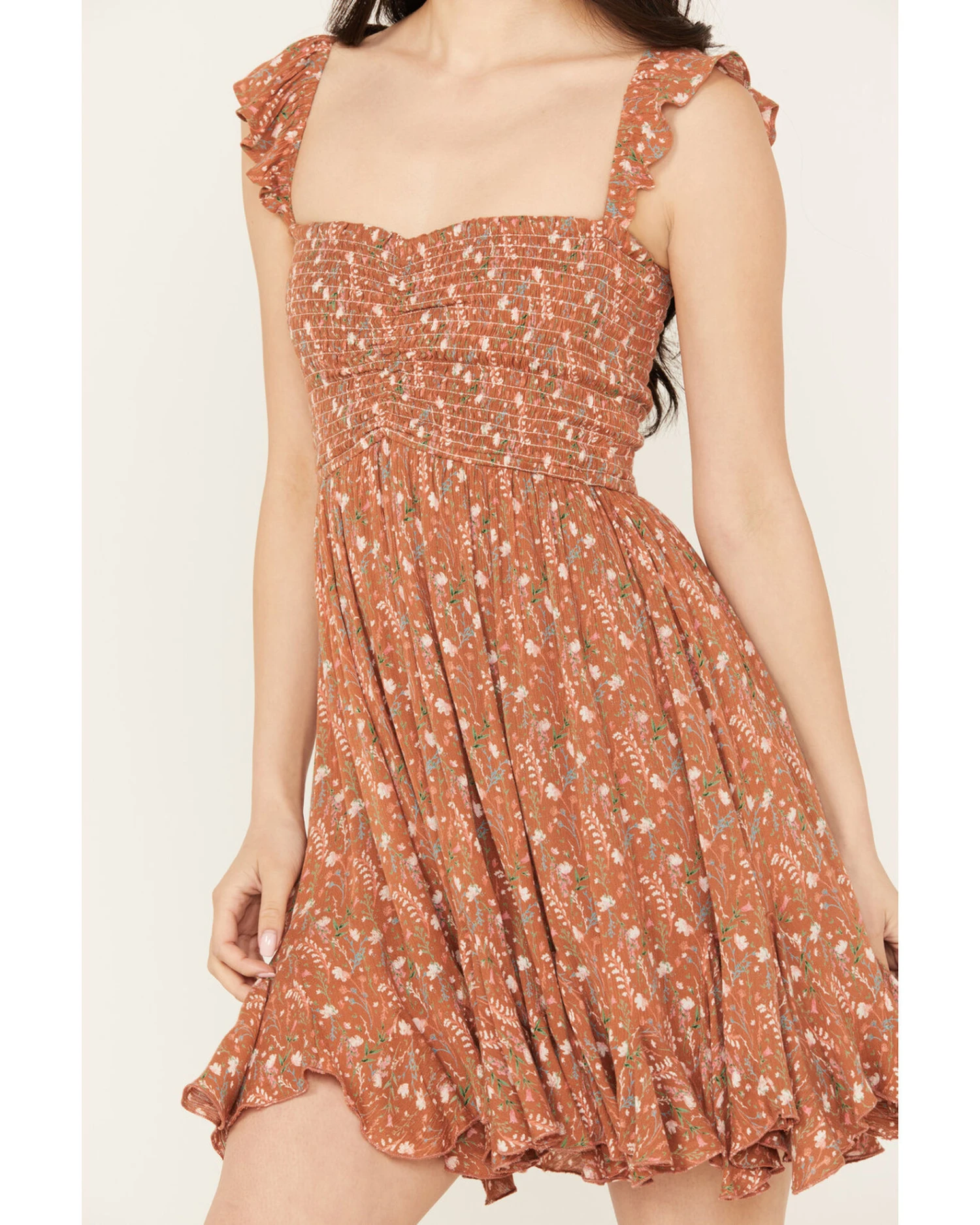 Rock & Roll Denim Women's Floral Print Dress 3 Rock & Roll Denim Women's Floral Print Dress