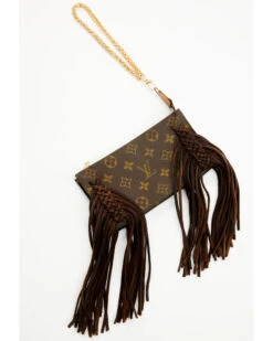 Vintage Boho Bags Women's Fringe Luxury Designer Monogram Logo Wristlet 6 Vintage Boho Bags Women's Fringe Luxury Designer Monogram Logo Wristlet -Western Cowboy Equipment Store 2000385104 200 P2