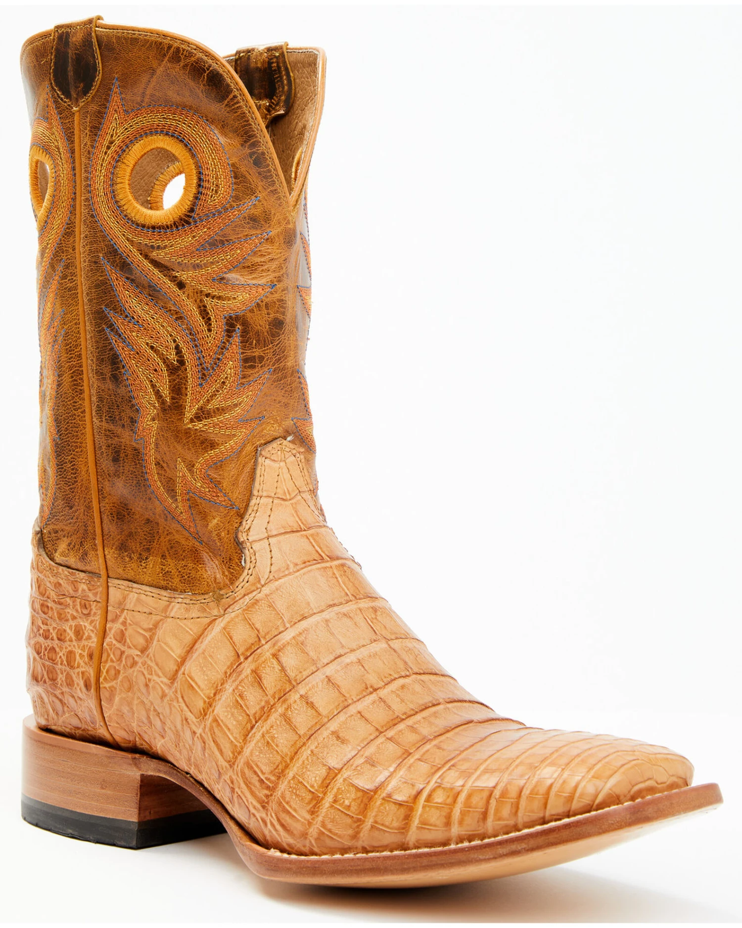 Cody James Men's Exotic Caiman Belly Western Boots - Broad Square Toe 8 Cody James Men's Exotic Caiman Belly Western Boots - Broad Square Toe - Image 6