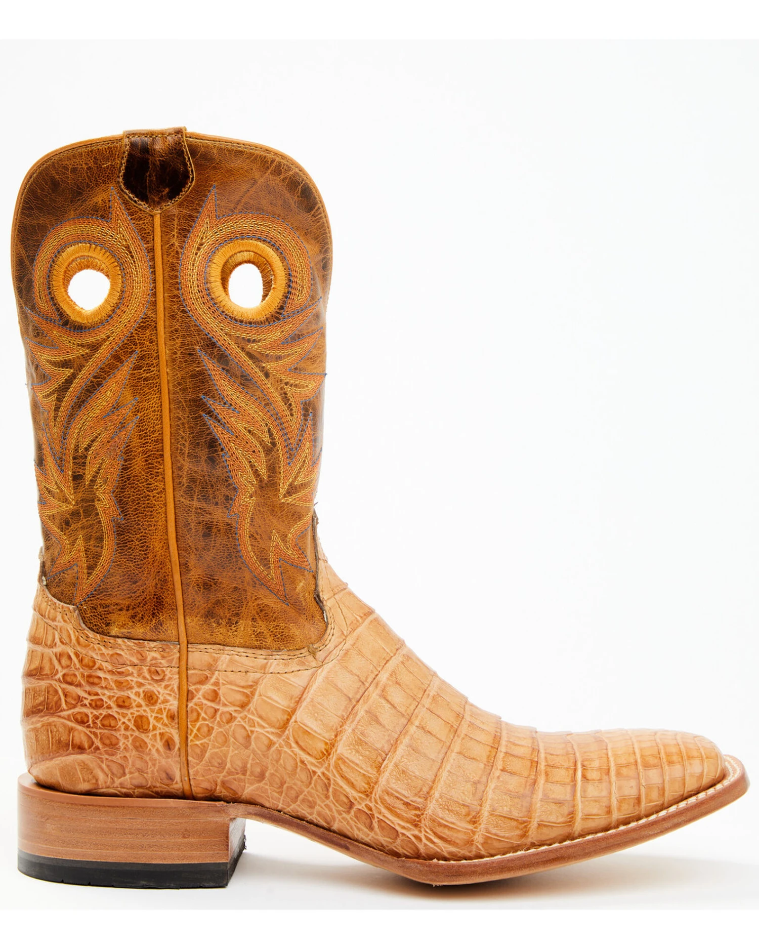Cody James Men's Exotic Caiman Belly Western Boots - Broad Square Toe 5 Cody James Men's Exotic Caiman Belly Western Boots - Broad Square Toe - Image 3