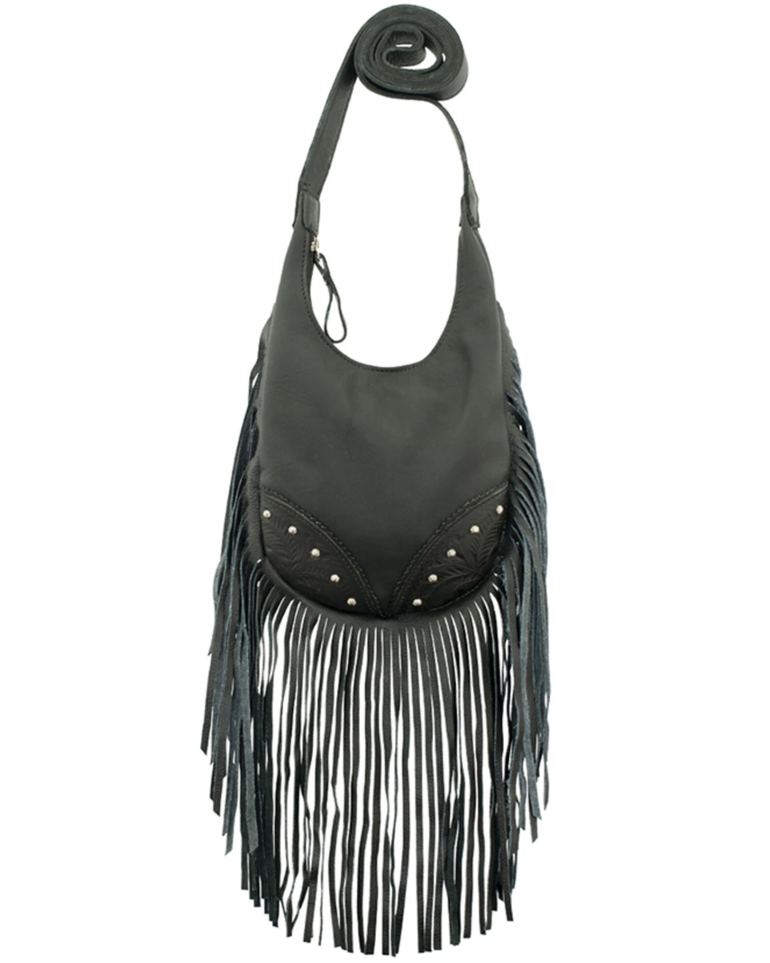 American West Women's Studded Fringe Crossbody 3 American West Women's Studded Fringe Crossbody