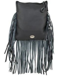 American West Women's Studded Fringe Handbag
