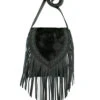 American West Women's Hair-On Fringe Saddle Crossbody 1 American West Women's Hair-On Fringe Saddle Crossbody -Western Cowboy Equipment Store 2000385346 001 P1