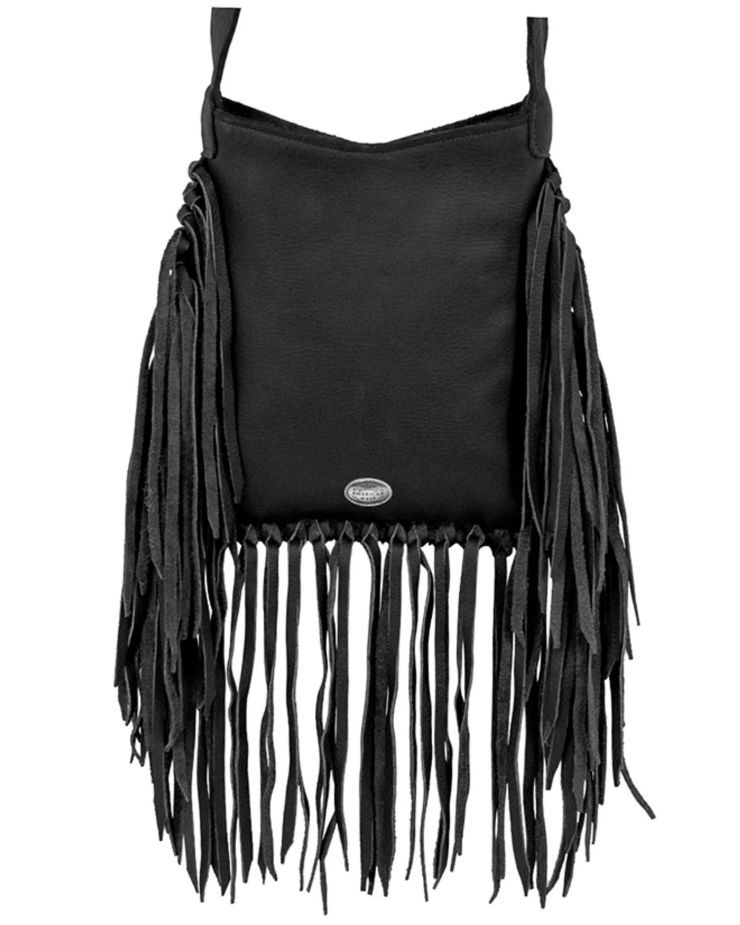American West Women's Hair-On Fringe Saddle Crossbody 4 American West Women's Hair-On Fringe Saddle Crossbody - Image 2