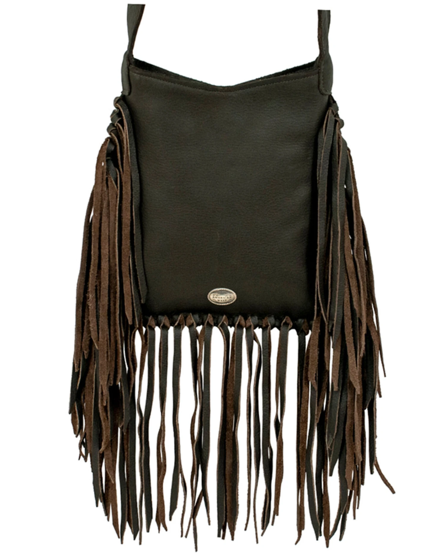 American West Women's Pony Hair-On Fringe Saddle Crossbody 3 American West Women's Pony Hair-On Fringe Saddle Crossbody