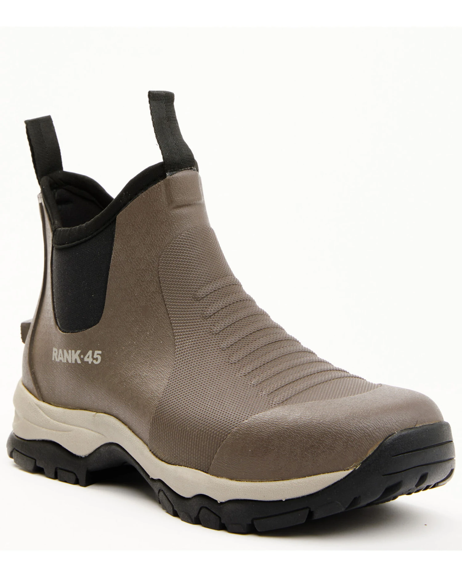 RANK 45 Men's 6.5" Rubber Ankle Boots - Round Toe 8 RANK 45 Men's 6.5" Rubber Ankle Boots - Round Toe - Image 6