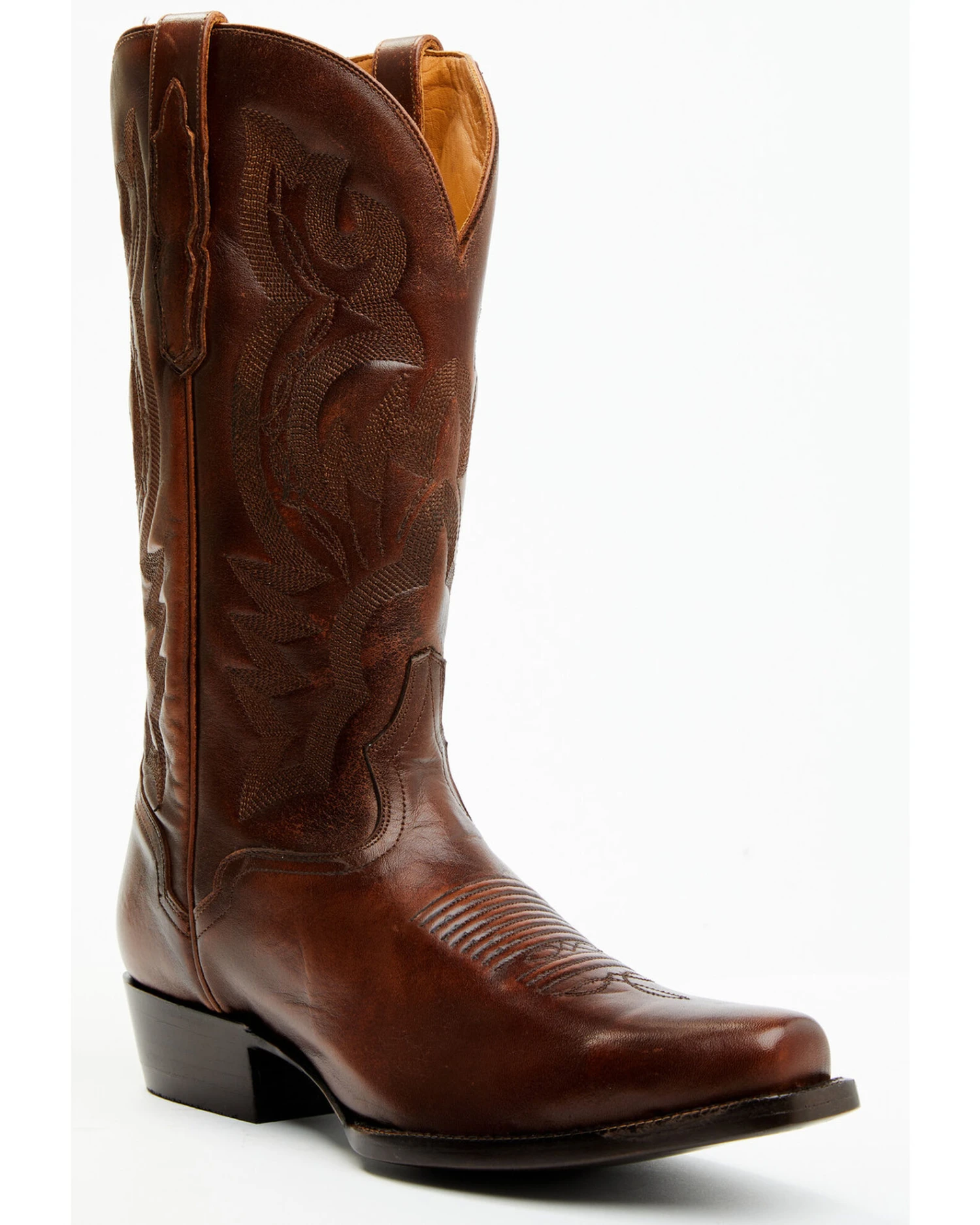 El Dorado Men's Calf Leather Western Boots - Square Toe 5 El Dorado Men's Calf Leather Western Boots - Square Toe - Image 3