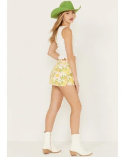 Show Me Your Mumu Women's Floral Arizona High Waisted Shorts 8 Show Me Your Mumu Women's Floral Arizona High Waisted Shorts -Western Cowboy Equipment Store 2000385913 900 P3