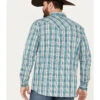 Moonshine Spirit Men's Agave Plaid Print Long Sleeve Western Snap Shirt 2 Moonshine Spirit Men's Agave Plaid Print Long Sleeve Western Snap Shirt -Western Cowboy Equipment Store 2000386080 020 P4