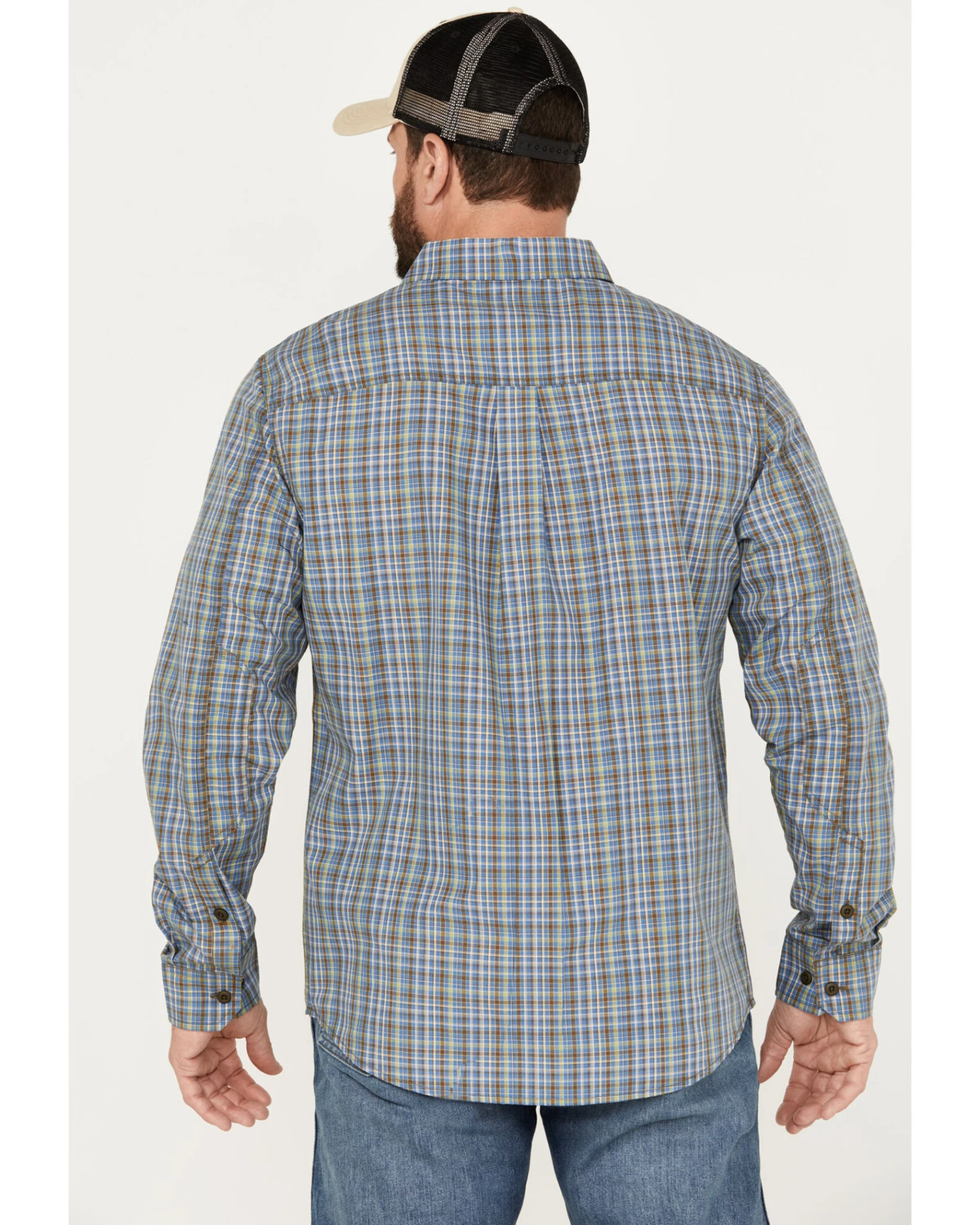 Brothers & Sons Men's Wewoka Plaid Print Long Sleeve Button-Down Western Shirt 6 Brothers & Sons Men's Wewoka Plaid Print Long Sleeve Button-Down Western Shirt - Image 4