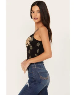 Idyllwind Women's Jessamine Embroidered Smocked Back Crop Top 8 Idyllwind Women's Jessamine Embroidered Smocked Back Crop Top -Western Cowboy Equipment Store 2000386121 001 P3