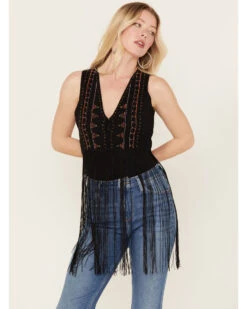 Idyllwind Women's Juniper Beaded Vest 7 Idyllwind Women's Juniper Beaded Vest -Western Cowboy Equipment Store 2000386136 001 P1