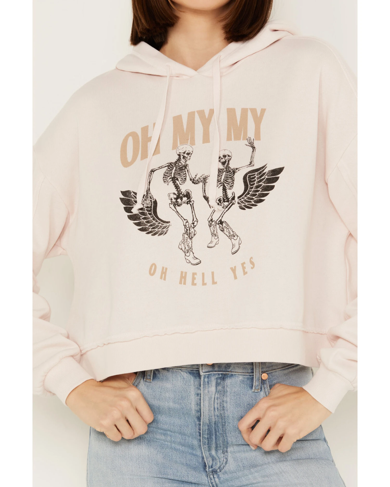 Cleo + Wolf Women's Oh My My Cropped Hoodie 3 Cleo + Wolf Women's Oh My My Cropped Hoodie